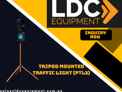 Tripod Mounted Portable Traffic Light