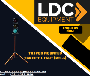 Tripod Mounted Portable Traffic Light