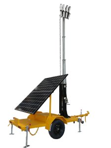 mobile solar lighting tower