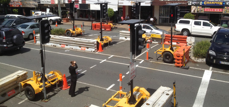 Pedestrian Traffic Light Trailer